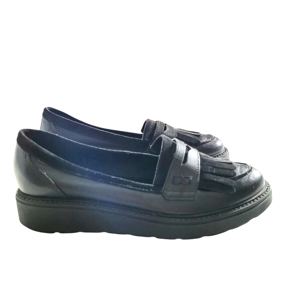 NEW Town Shoes Loafers Made in Italy Leather size 40 - Picture 1 of 10